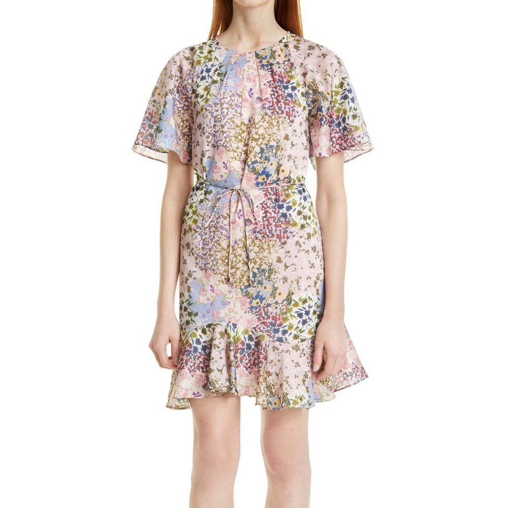 Ted Baker Ruffle hem dress